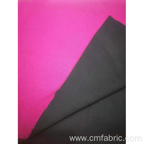 Rayon polyester spandex two tone scuba garment fabric